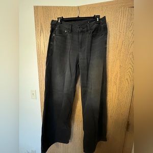 NEVER WORN Hollister Wide Leg Black Jeans | Size 4